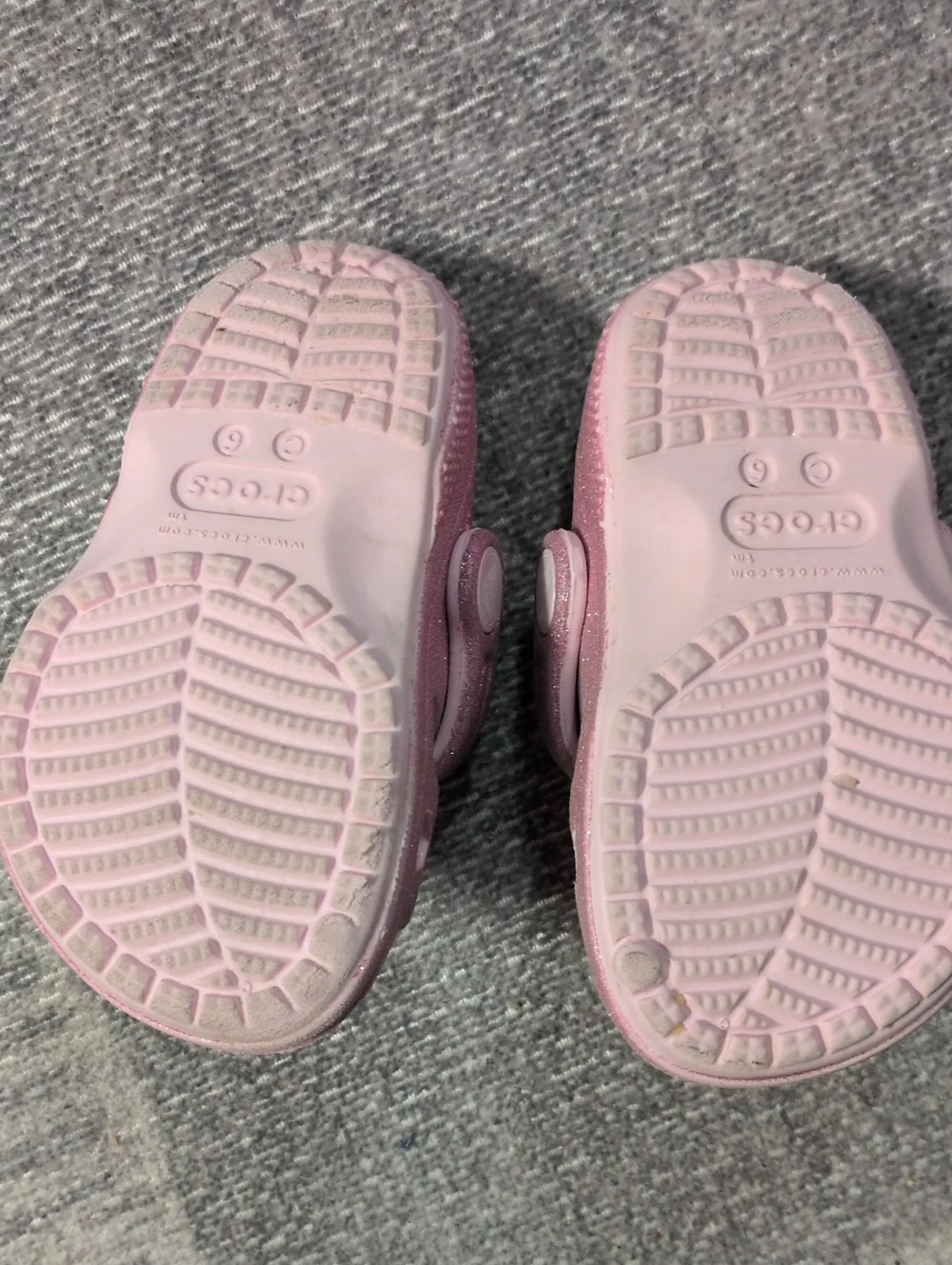 CROCS Kids' Sparkle Pink Sandals